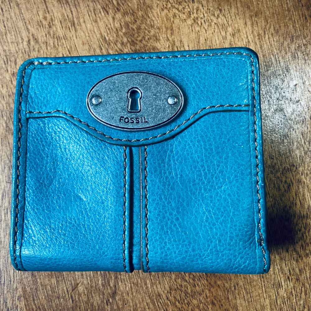 FOSSIL - Small Wallet, Turquoise